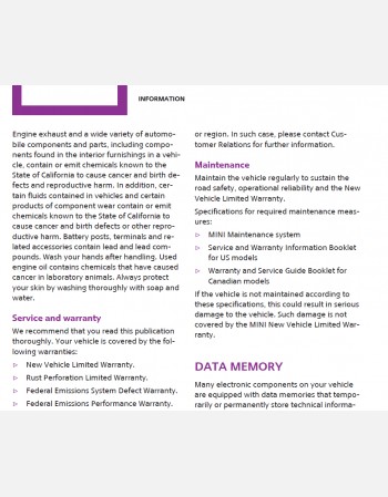 mini cooper 2016 owners manual